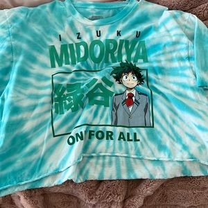 My hero academia cropped T-shirts